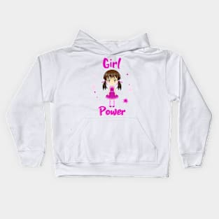 Kawaii  Chibi Cute Girl Power Kids Hoodie